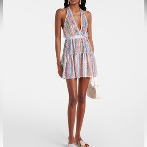 Missoni Pastel Striped Mini Dress